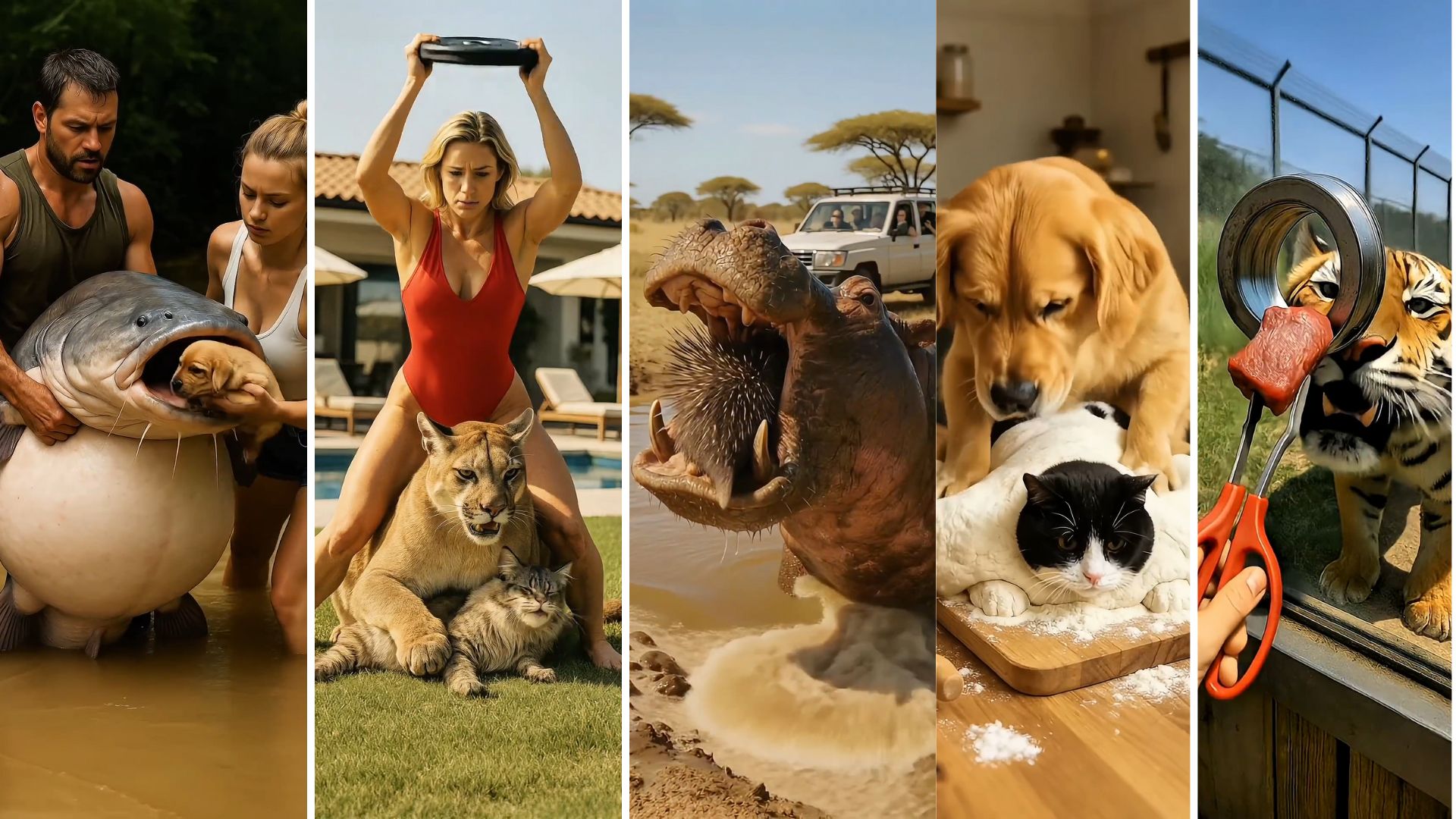 +250 videos bizarros de animales en formato vertical